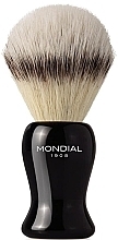 Fragrances, Perfumes, Cosmetics Shaving Brush - Mondial Gibson Eco Silvertip Black XL