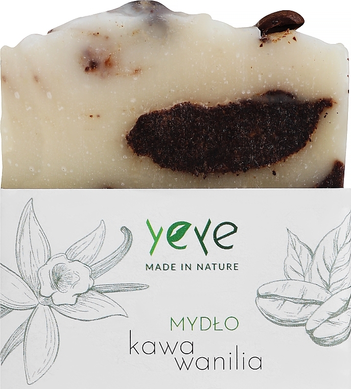 100% Natural Soap "Coffee and Vanilla" - Yeye Natural Coffee and Vanilla Soap  — photo N1