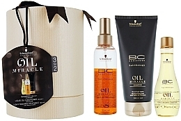 Fragrances, Perfumes, Cosmetics Set - Schwarzkopf Professional Bonacure Oil Miracle Kit (shm/200ml + cond/150ml + oil/100ml)