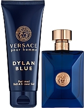 Fragrances, Perfumes, Cosmetics Versace Pour Homme Dylan Blue - Set (edt/100ml + sh/gel/100ml)