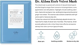 Sheet Mask - Dr. Althea Pro Lab Herb Therapy Velvet Mask — photo N3