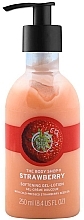 Fragrances, Perfumes, Cosmetics Strawberry Body Lotion - The Body Shop Strawberry Soft Gel-Lotion