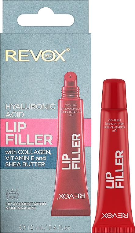 Hyaluronic Acid Non-Invasive Lip Augmentation Filler  - Revox Hyaluronic Acid Lip Filler — photo N2