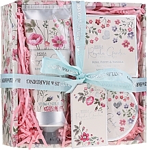 Fragrances, Perfumes, Cosmetics Set - Baylis & Harding Royale Garden Rose Poppy And Vanila (sh/cr/130ml + b/butter/100ml + soap/150g)