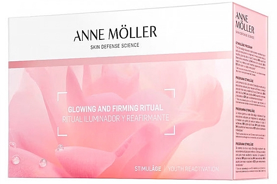 Set - Anne Moller Stimulage Glowing And Firming Ritual (cr/50ml + cr/15ml + ser/5ml + micel/water/60ml) — photo N1