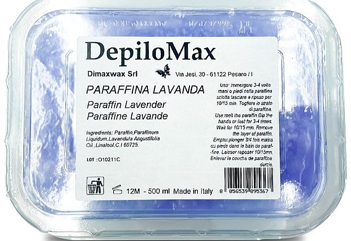 Lavender Cosmetic Paraffin - DimaxWax DepiloMax Parafin Lavander — photo N3