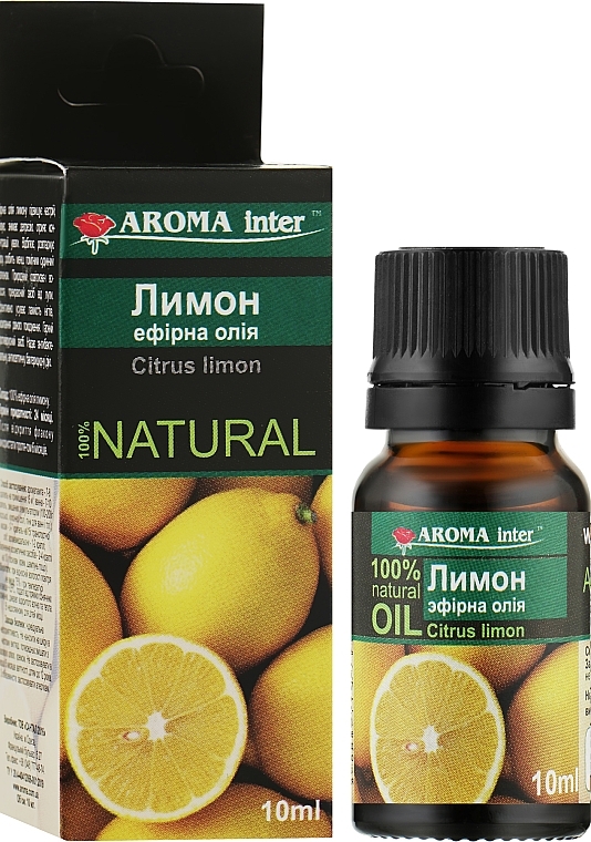 Lemon Essential Oil - Aroma Inter — photo N2