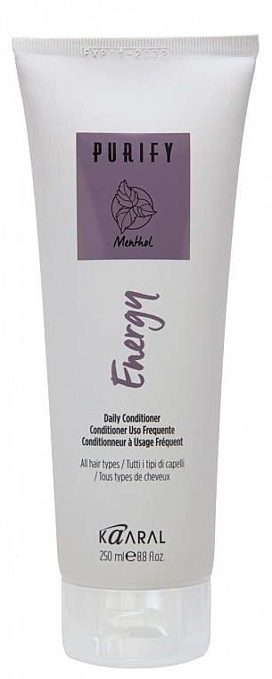 Energizing Cream Conditioner with Fresh Mint & Menthol Extract - Kaaral Purify Energy Conditioner — photo N1