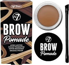 Fragrances, Perfumes, Cosmetics Brow Pomade with Brush - W7 Brow Pomade