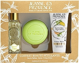 Fragrances, Perfumes, Cosmetics Jeanne en Provence Verveine - Set (edp/60ml + soap/100g + h/cr/75ml)