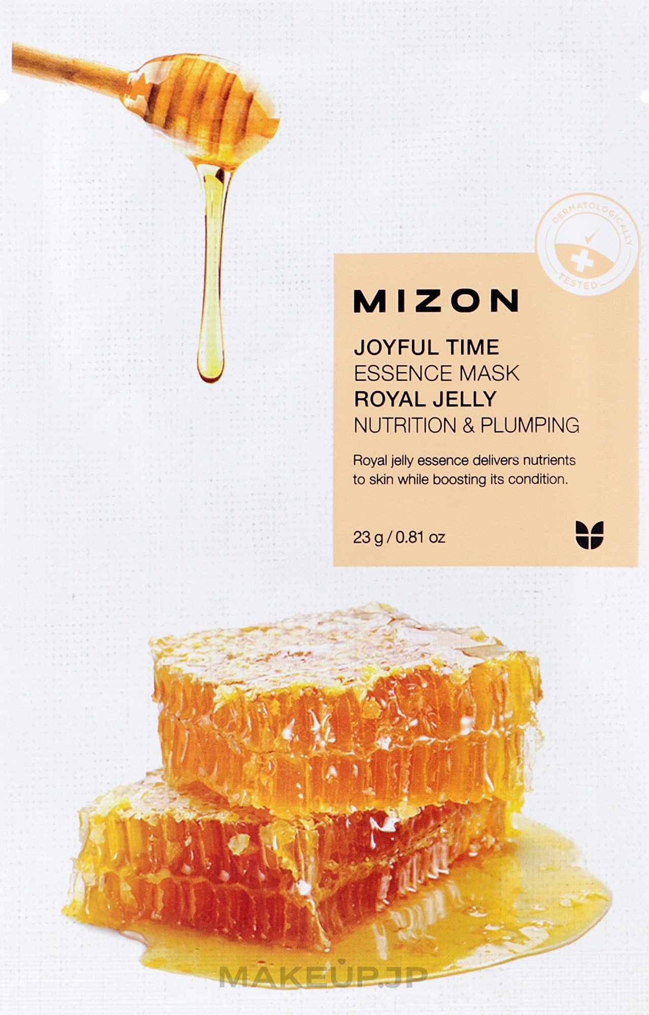 Royal Jelly Extract Sheet Mask - Mizon Joyful Time Essence Mask Royal Jelly — photo 23 g