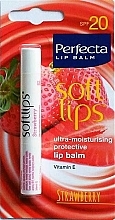 Fragrances, Perfumes, Cosmetics Lip Balm "Strawberry" - Softlips Slim Lip Balm Strawberry SPF20