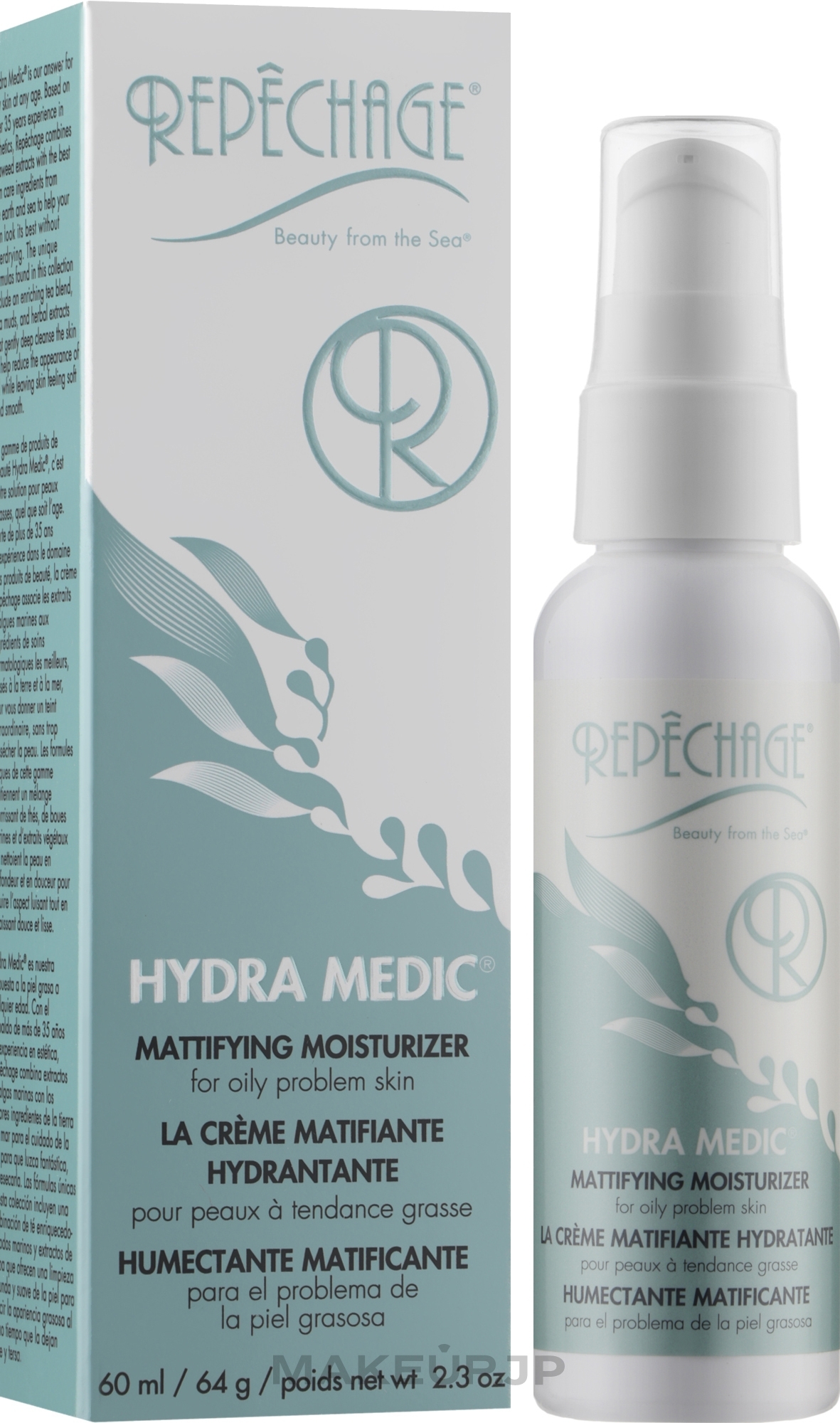 Mattifying Face Cream - Repechage Hydra Medic Mattifying Moisturizer — photo 60 ml