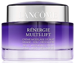 Fragrances, Perfumes, Cosmetics Multi-Lifting Night Massage Cream for Face, Neck and Decollete - Lancome Rénergie Multi-Lift Massaging Cream