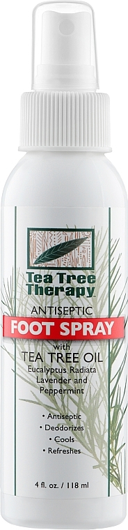 Antiseptic Deodorant Foot Spray - Tea Tree Therapy Antiseptic Foot Spray — photo N1