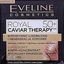 Fragrances, Perfumes, Cosmetics Anti-Wrinkle Day Cream Concentrate 50+ - Eveline Cosmetics Royal Caviar Therapy Day Cream 50+