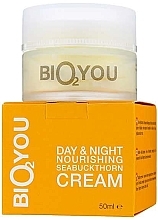 Fragrances, Perfumes, Cosmetics Nourishing Sea Buckthorn Face Cream - Bio2You Day-Night Seabuckthorn Cream