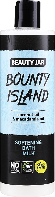 Softening Coconut & Macadamia Oils Bath Milk - Beauty Jar Bounty Island Softening Bath Milk — photo N1