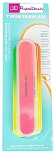 Nail File Set, multicolor - Tweezerman Neon Hot Nail Filemates — photo N2