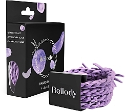 Elastic Hair Band, bora bora, 4 pcs - Bellody Original Hair Ties — photo N1