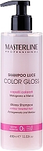 Fragrances, Perfumes, Cosmetics Colored Hair Shampoo - Masterline Professional Color Gloss Glossy Shampoo