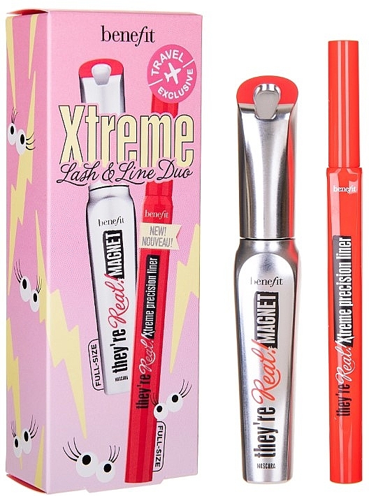 Benefit They're Real! Xtreme Lash & Line Duo (mascara/9ml + liner/0,35ml) - Benefit They're Real! Xtreme Lash & Line Duo (mascara/9ml + liner/0,35ml) — photo N1