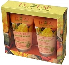 Fragrances, Perfumes, Cosmetics Set - ECO Laboratorie Exotic Fruit (body/cr/150ml + s/mousse/150ml)