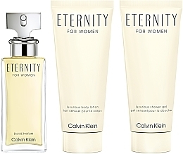 Calvin Klein Eternity レディース - セット (edp/50ml + b/lot/100ml + sh/gel/100ml) — photo N1