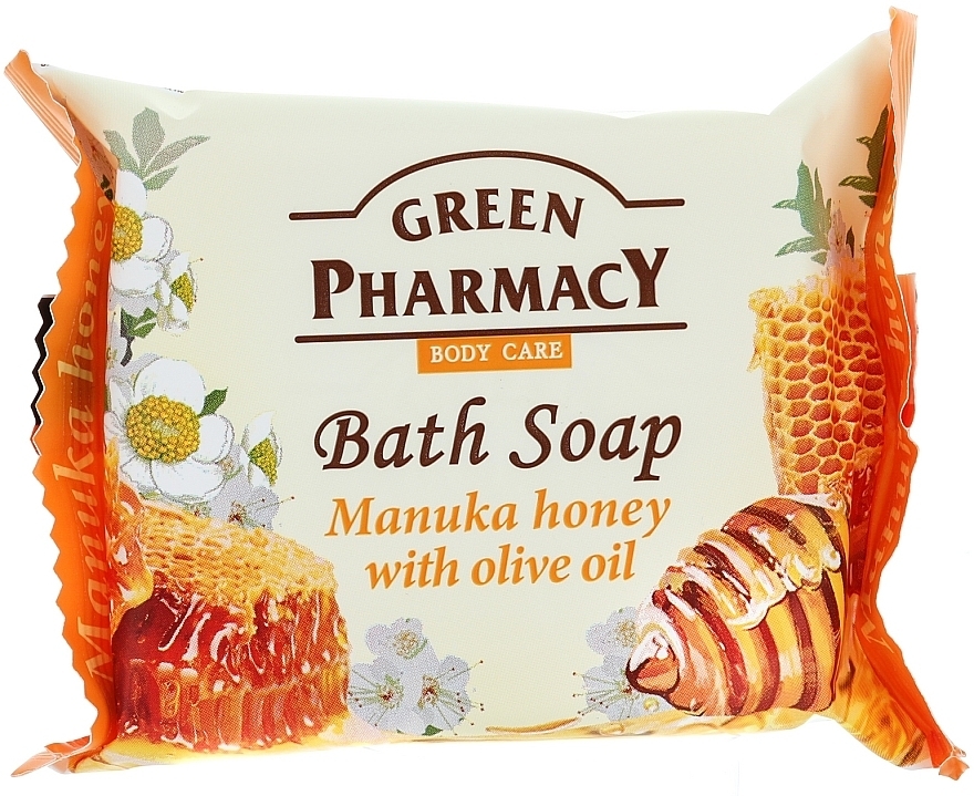 Soap ‘Manuka Honey with Olive Oil’ - Green Pharmacy — photo N1