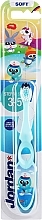 Step 2 Kids Toothbrush (3-5), soft, blue, walrus - Jordan — photo N1