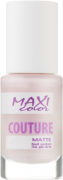 Nail Polish - Maxi Color Couture Matte — photo N1