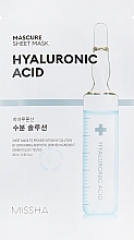 Moisturizing Hyaluronic Acid Face Mask - Missha Mascure Hydra Solution Sheet Mask — photo N1