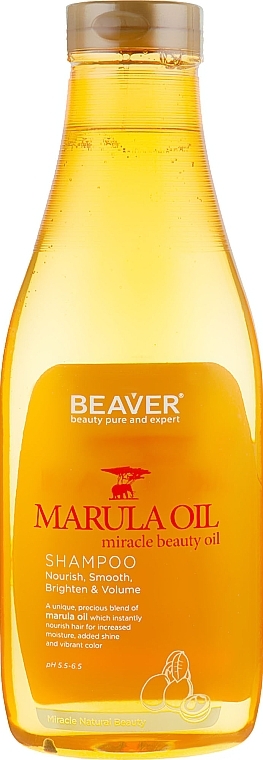 Nourishing Marula Oil Shampoo for Dry & Damaged Hair - Beaver Professional Nourish Marula Oil Shampoo — photo N3