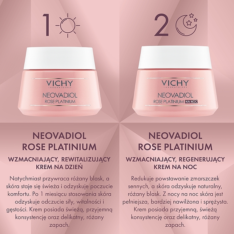 Face Care Set - Vichy Neovadiol Rose Platinium (d/cr/50ml + n/cr/50ml) — photo N2