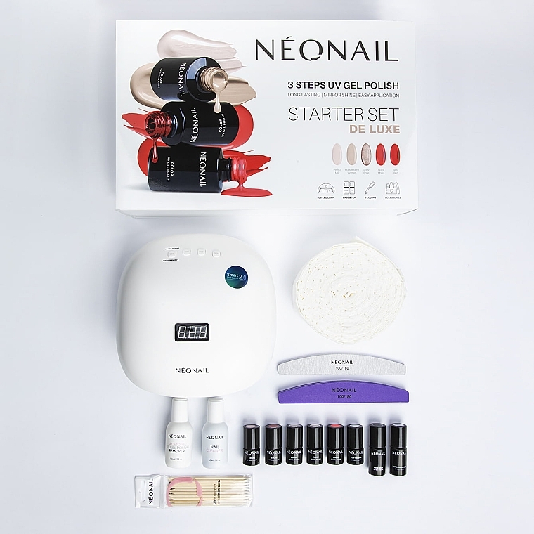 Set - NeoNail Professional De Luxe Starter Set — photo N1