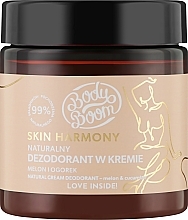 Cream Deodorant 'Melon/Cucumber' - BodyBoom Skin Harmony Natural Cream Deodorant — photo N3