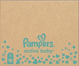 Pampers Active Baby Maxi 4 Diapers (9-14 kg), 180 pcs - Pampers — photo N7