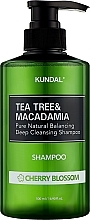 Cherry Blossom Shampoo - Kundal Tea Tree & Macadamia Deep Cleansing Shampoo — photo N1