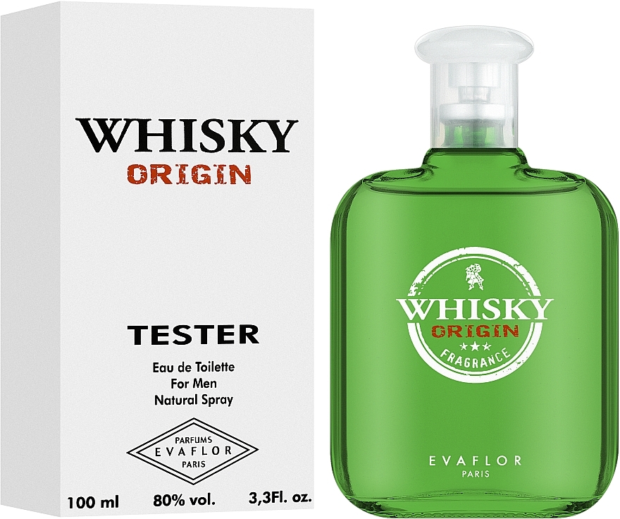 Evaflor Whisky Origin - Eau de Toilette (tester with cap) — photo N2