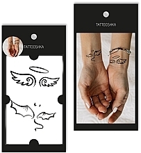 Temporary Tattoo 'Angel & Demon' - Tattooshka — photo N1