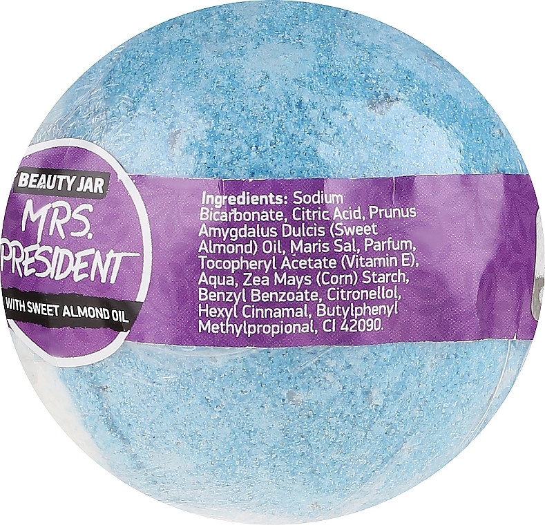 Bath Bomb with Sweet Almond Oil - Beauty Jar MRS. President — photo N2