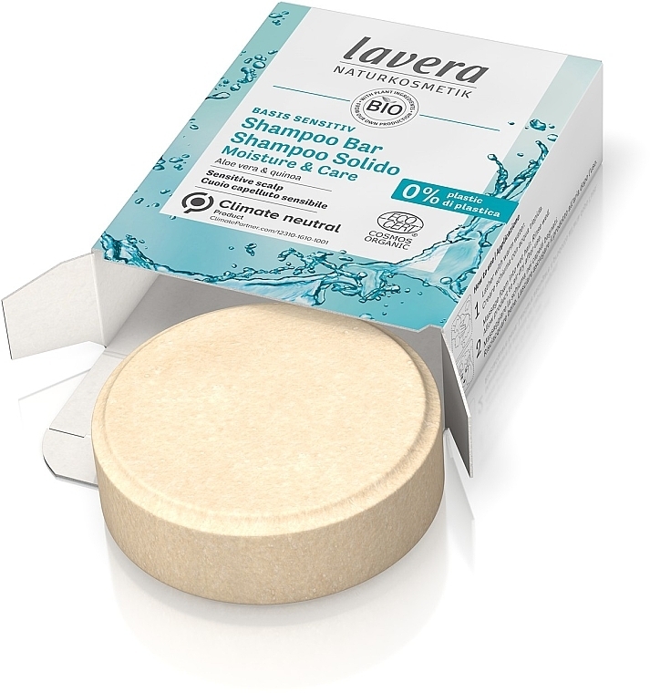 Shampoo Bar - Lavera Basis Sensitiv Shampoo Bar — photo N3