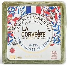 Fragrances, Perfumes, Cosmetics Traditional Marseille Soap - La Corvette Cube Olive 72% Soap Limited Edition