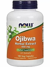 Ojibwa Herbal Extract, 450mg - Now Foods Ojibwa Herbal Extract Veg Capsules — photo N2