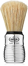 Shaving Brush, 10081, silver - Omega — photo N1