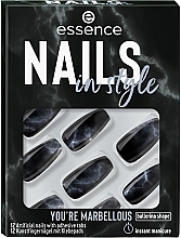 Adhesive False Nails - Essence Nails In Style Youre Marbellous — photo N1