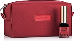 Fragrances, Perfumes, Cosmetics Red Makeup Bag 'Girl's Travel' (unfilled, 18 x 11 x 6 cm) - MAKEUP