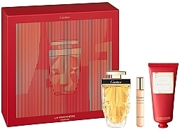 Fragrances, Perfumes, Cosmetics Cartier La Panthere Parfum - Set (perf/75ml + perf/mini/10ml + b/lot/100ml)