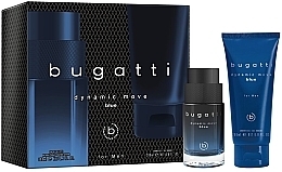 Bugatti Dynamic Move Blue - Set (edt/100ml + sh/gel/200) — photo N1