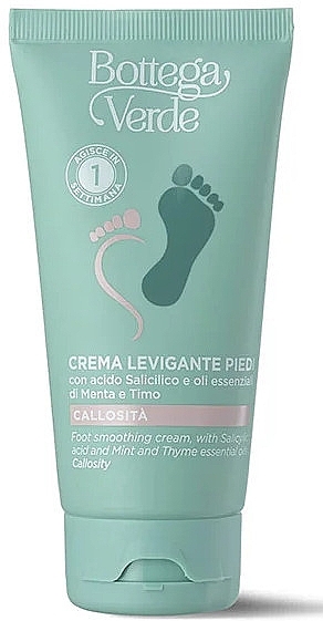 Foot Smoothing Cream with Salicylic Acid, Mint & Thyme Oils - Verde Foot Smoothing Cream — photo N1